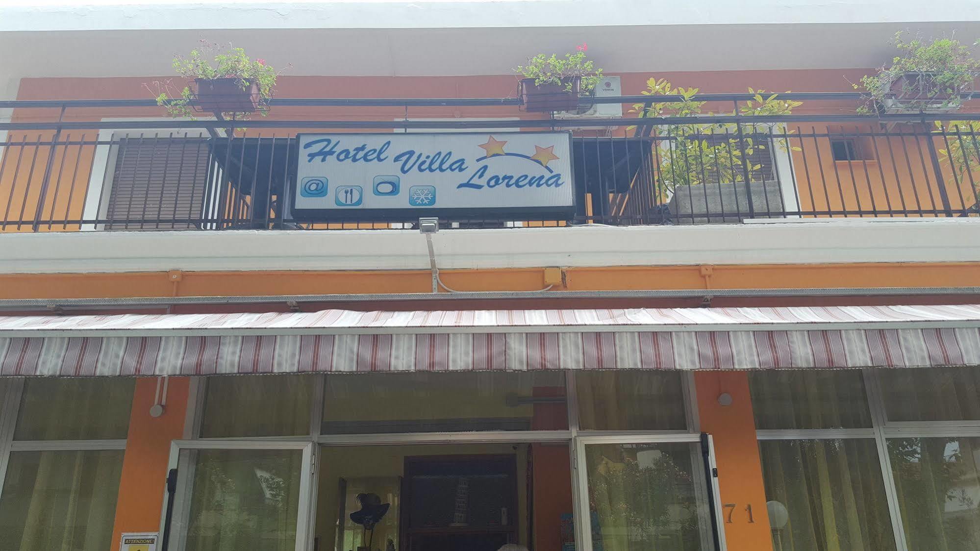 Hotel Villa Lorena Rimini Exteriör bild